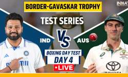 IND vs AUS 4th Test Day 4 live score and updates