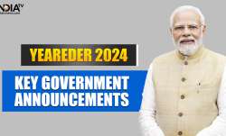 Yearender 2024: A look at 10 big announcements by Modi government