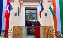 PM Modi with Emmanuel Macron