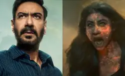 Ajay Devgn and Mouni Roy