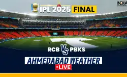 RCB vs PBKS IPL 2025 final Ahmedabad weather Live Updates