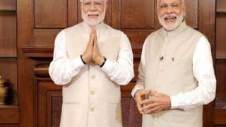Prime Minister Narendra Modi on Thursday took his place
