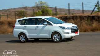 With the Toyota Innova Crysta launched at Rs 13.8