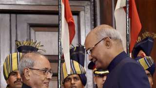 Newly appointed President Ram Nath Kovind and his