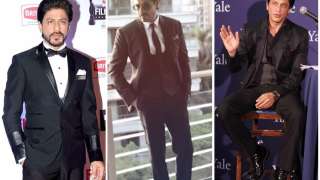 shah rukh khan in black