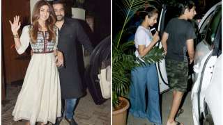 Malaika Arora was spotted with son Arhaan Khan in Bandra,