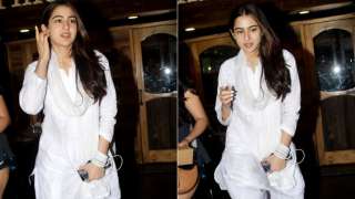 Bollywood budding actress Sara Ali Khan was spotted late