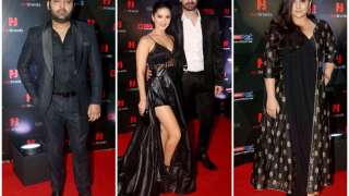 Bollywood and TV celebrities rocked the red carpet at the