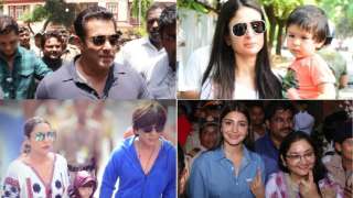 Many famous Bollywood celebrities were spotted at the