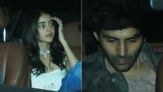 Amid dating rumours Kartik Aaryan and Ananya Panday arrived