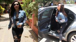 Kareena Kapoor Khan was spotted outside her gym in a brand