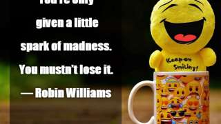 You&rsquo;re only given a little spark of madness. You m