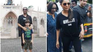 Shah Rukh Khan's wife Gauri Khan and son AbRam Khan were