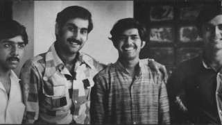 Happy winners of DUSU elections: (Extreme right) Arun