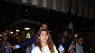 sara ali khan varun dhawan aiport pictures
