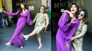 Shilpa Shetty and Farah Khan were snapped together as the