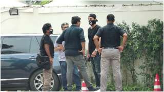 Actor Ranbir Kapoor was clicked outside Yash Raj studio on