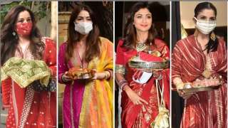 Karwa Chauth 2020: Celebs at Anil Kapoor's home