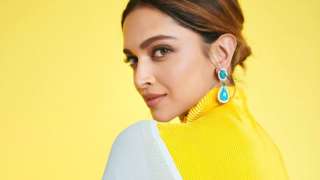 Deepika Padukone organza saree photos