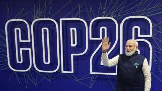 India's Prime Minister Narendra Modi arrives for the COP26