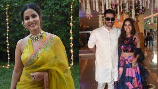 Hina Khan exuded sheer grace as she graced the wed