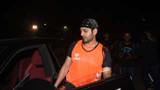 Kartik Aaryan stepped out for a football match on Tuesday,