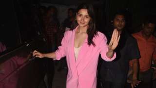 Alia Bhatt made a striking appearance on Thursday after