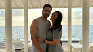 Angad Bedi and Neha Dhupia went on an exotic family