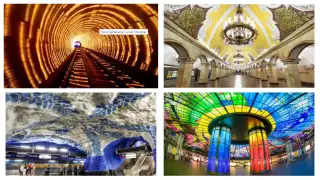 There are some beautiful metro stations across the world