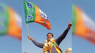 Kapil Mishra, the BJP candidate from Karawal Nagar,