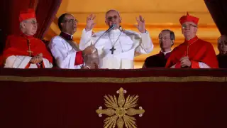 Jorge Bergoglio stepped onto the balcony at the Vatican on