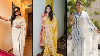 Timeless saree poses inspired by TV actresses