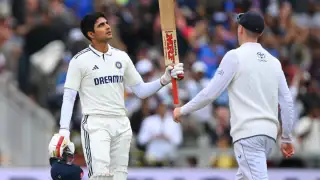Shubman Gill smashed his fourth century in his first series