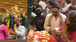 Bollywood stars never miss darshan at Lalbaugcha Raja. From