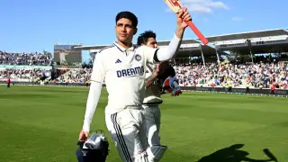 Shubman Gill began his Test captaincy career for India on a