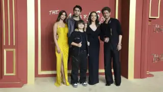Suhana Khan attended the event wearing a gown from Versace.