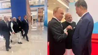 Prime Minister Narendra Modi with Russian President