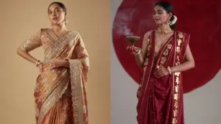 classic saree darpe for Durga Puja 2025