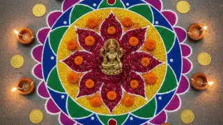 Dhanteras rangoli