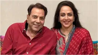 Dharmendra and Hema Malini