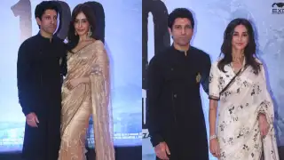 Farhan Akhtar with Raashii Khanna and Shibani Dand
