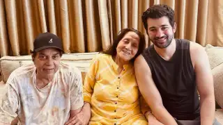 Dharmendra, Prakash Kaur, Karan Deol