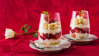 Strawberry and Cream Parfait