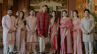 Arjun Tendular and Saaniya Chandlok Wedding