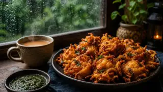 Crispy onion pakora recipe for rainy days