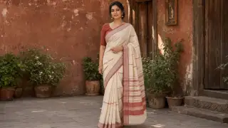 Handloom cotton saree