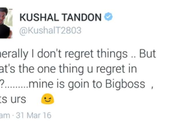 Kushal Tandon tweet