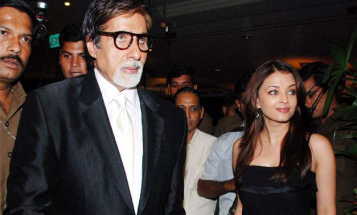 Amitabh Bachchan with Aishwarya Rai