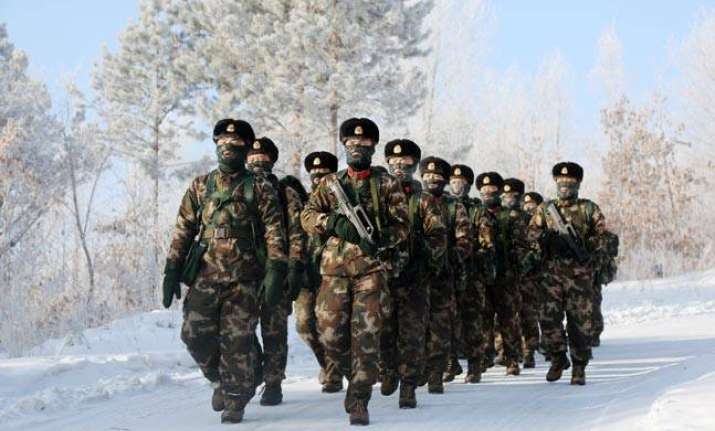 chinese troops