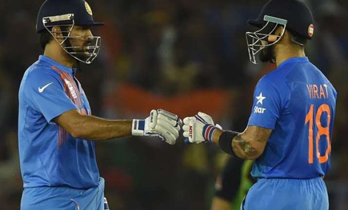 MS Dhoni and Virat Kohli